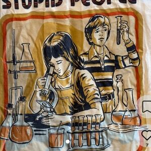 Tultex Vintage Science Party Banner - Orange, Black, Cream